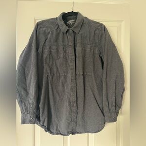 REI Cooperative Dark Grey 100% Cotton Shirt